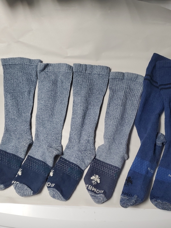 Bombas Other - (3)pk Bombas Compression Crew Socks Size Lg 20-30 MmHg Athletic Socks